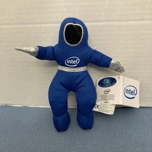 NWT Intel Blue 8"‎ Bunny Person Made in 2012